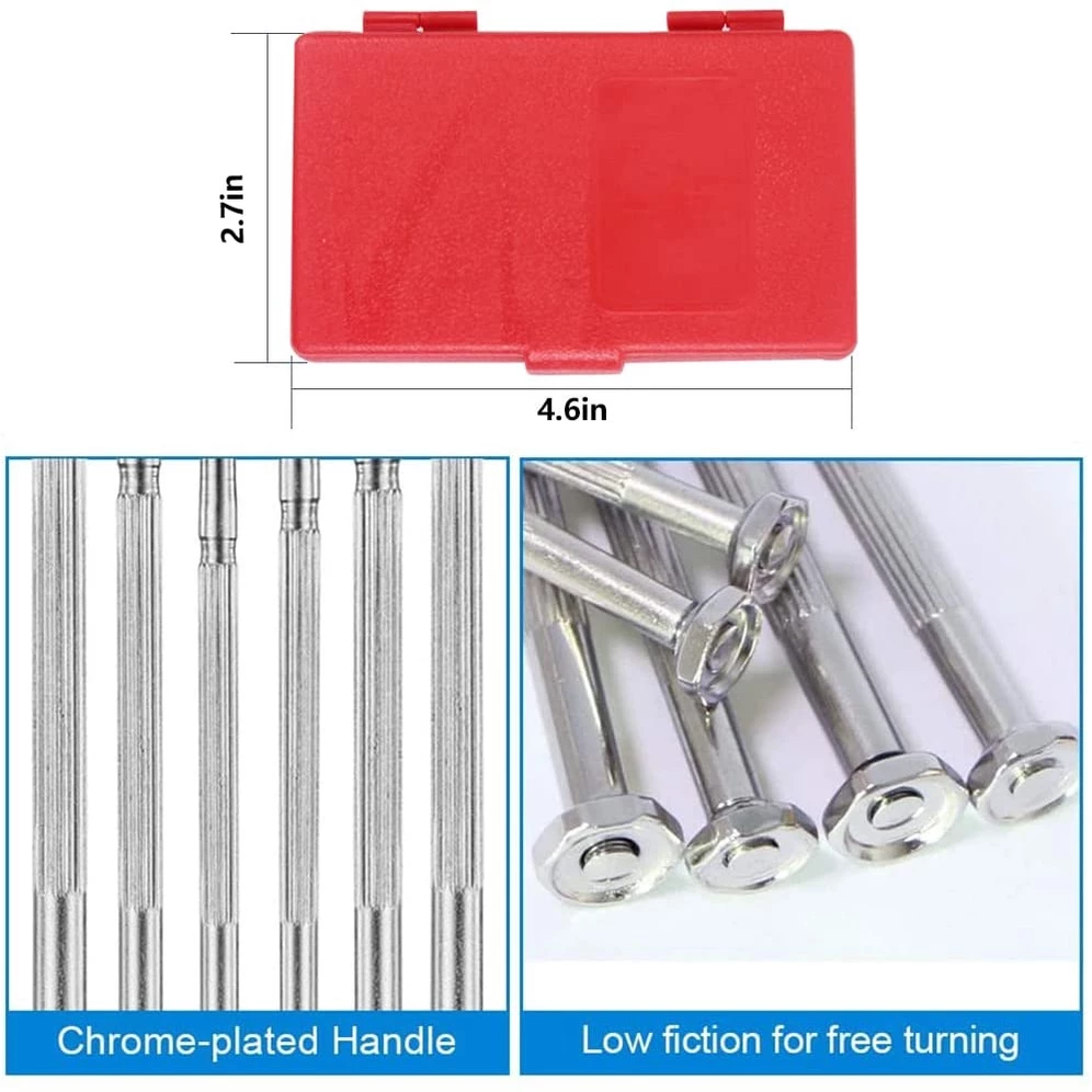11PCS Mini Precision Screwdriver Set Red Box Heavy Duty Repair Tool Kit for Electronics Phones Watches Computers Toys Ready Stock Malaysia