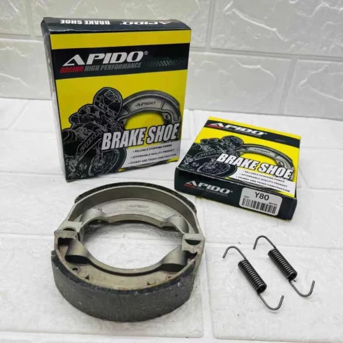 APIDO Brake Shoe Honda EX5 LC135 SRL115 Kriss RC80 SRL110 C70 Yamaha Y80 Y100 Y110 RXZ Motorcycle Drum Brake Shoe High Quality Replacement Ready Stock Malaysia