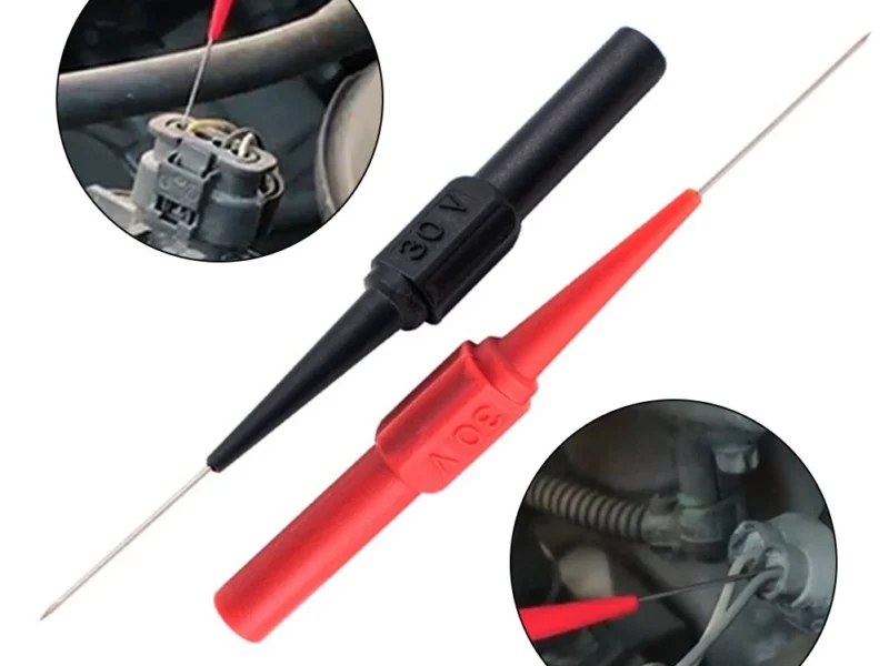 30V Multimeter Test Extension Back Piercing Tip Probes Automotive Diagnostic Tool Wire Piercing Probes Set Precision Electrical Testing Leads Universal Ready Stock Malaysia