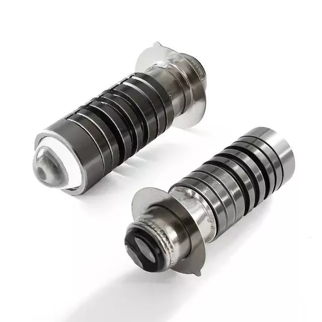 Universal Dual Color Motorcycle LED Headlight Bulb T19 P15D PX15D H6M 6000K White 3000K Yellow High Brightness Switchable Beam Durable LED Headlamp Bulb Ready Stock Malaysia