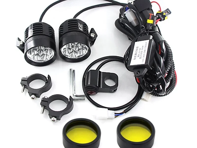 Motorcycle LED Headlight 12000LM Super Bright Moto Spotlight Waterproof Fog Light Bulb with Flash Controller Universal Motorbike LED Lamp High Power Ready Stock Malaysia
