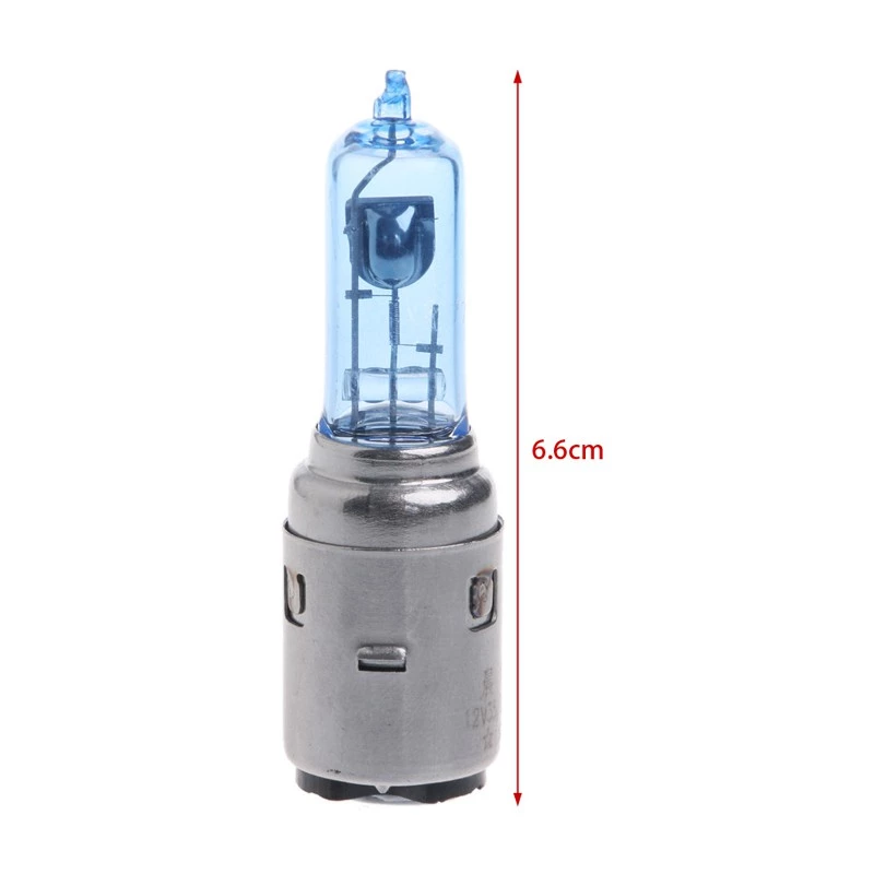 DC 12V 35W BA20D Motorcycle Halogen Headlight Bulb Xenon White Light High Brightness Replacement Lamp Motorbike Front Light Durable Glass Bulb Ready Stock Malaysia