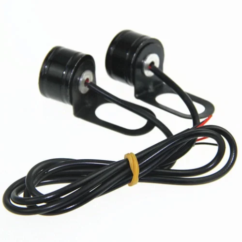 2PCS White LED Motorcycle Handlebar Spotlight Driving Fog Light Headlight Lamp Universal Motorcycle Auxiliary LED Driving Light Waterproof High Brightness Ready Stock Malaysia