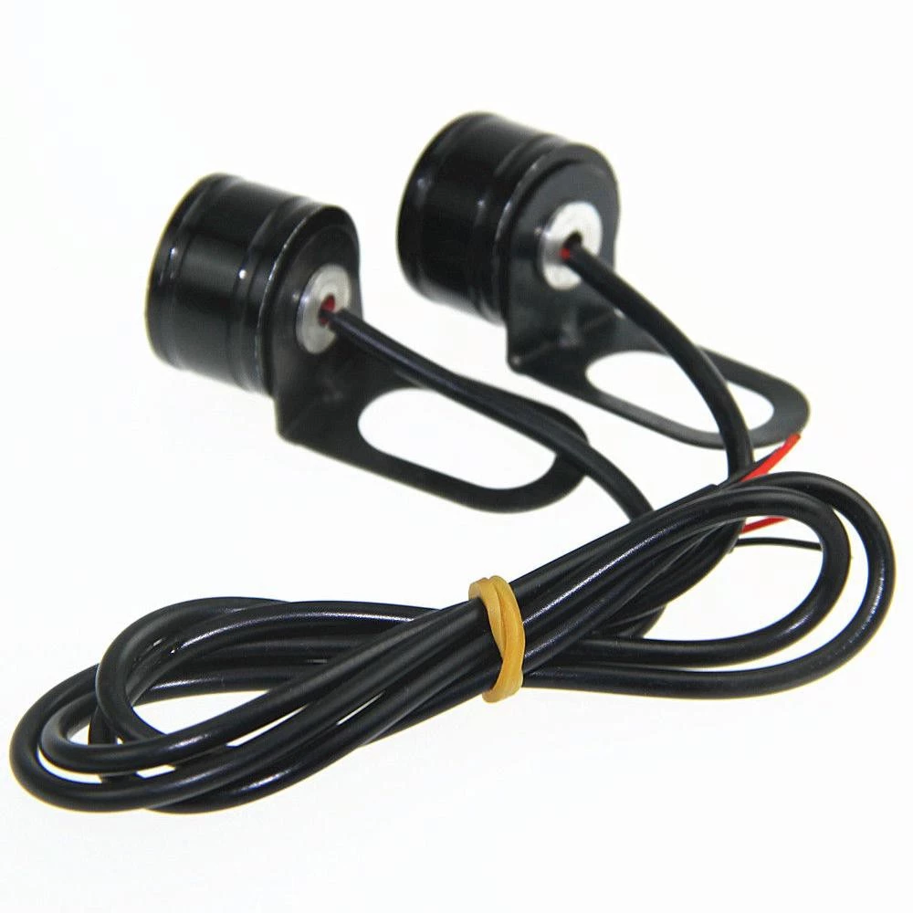 2PCS White LED Motorcycle Handlebar Spotlight Driving Fog Light Headlight Lamp Universal Motorcycle Auxiliary LED Driving Light Waterproof High Brightness Ready Stock Malaysia