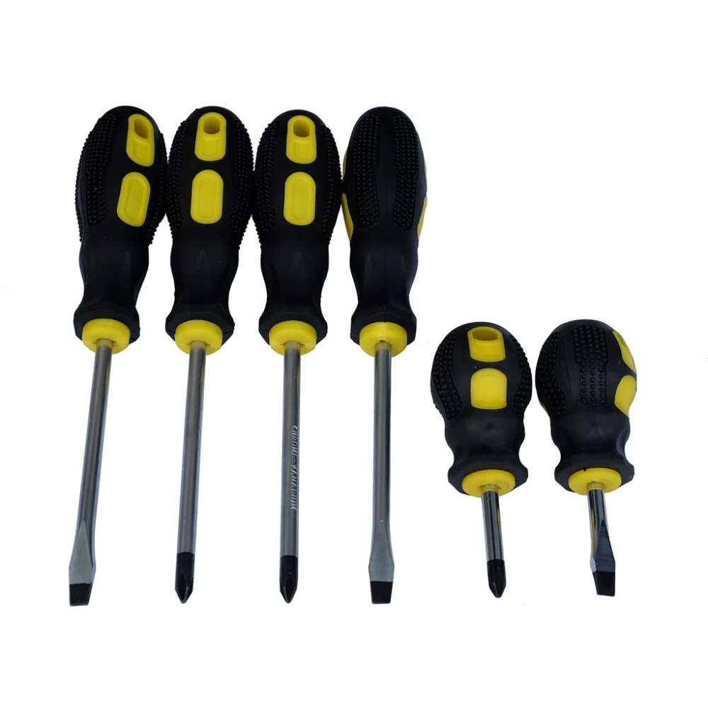 Xugel 6PCS Magnetic Screwdriver Set Professional Precision Screwdrivers Magnetic Tip Repair Tool Kit for Electronics Phone Computer Watch Repair Ready Stock Malaysia