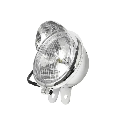 1 Pair Chrome Universal Motorcycle Fog Lights DC12V Auxiliary Headlight Lamps for Harley Touring Sportster XL883 XL1200 72 48 Dyna S Waterproof LED Driving Lights Ready Stock Malaysia