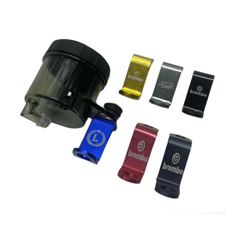 Motorcycle Brake Pump Bottle Universal Brake Fluid Reservoir Master Cylinder Oil Tank Cup Scooter Motorbike Hydraulic Brake System Replacement Ready Stock Malaysia