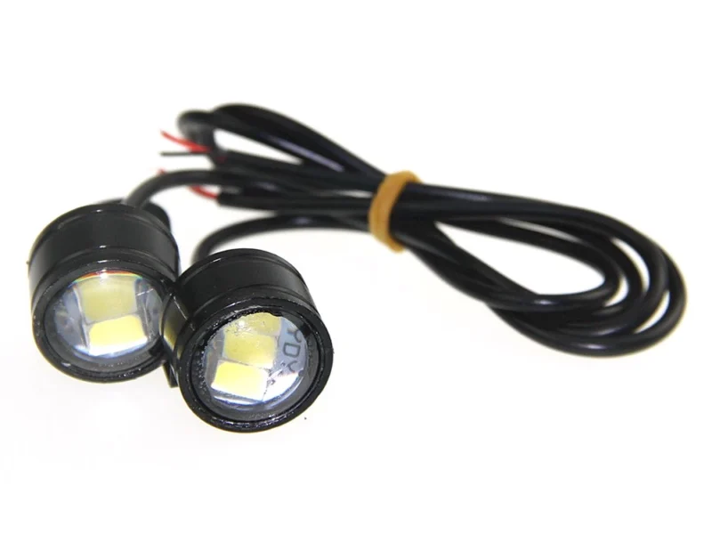 2PCS White LED Motorcycle Handlebar Spotlight Driving Fog Light Headlight Lamp Universal Motorcycle Auxiliary LED Driving Light Waterproof High Brightness Ready Stock Malaysia