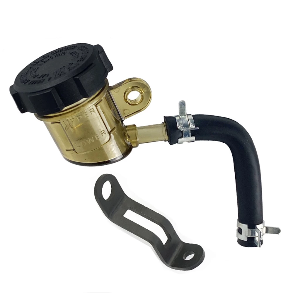 Universal Motorcycle Brake Oil Tank Reservoir Foot Brake Master Cylinder Fluid Cup Oil Bottle Brake Fluid Tank Scooter Pit Bike Dirt Bike Hydraulic Brake System Replacement Ready Stock Malaysia