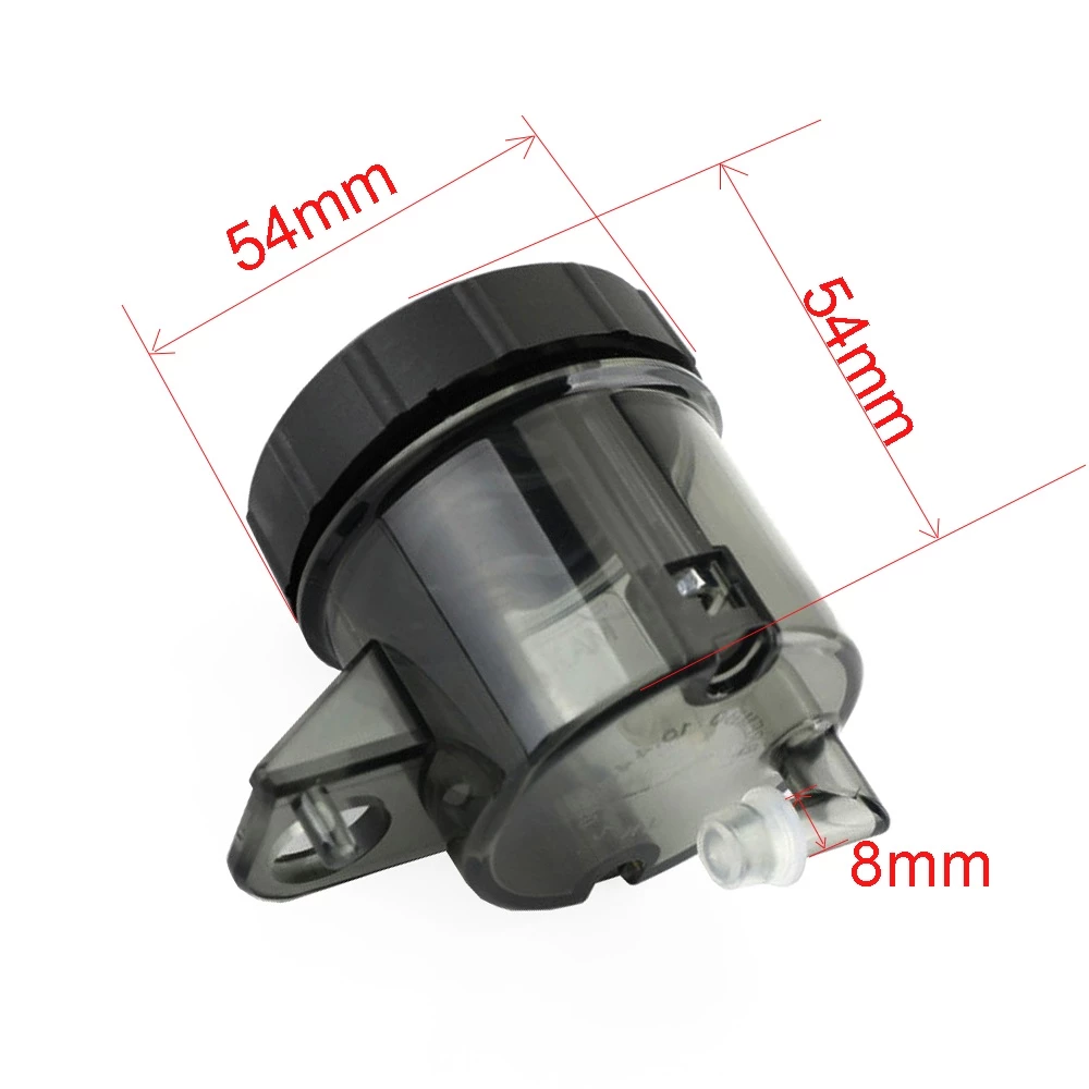 Universal Motorcycle Brake Oil Tank Reservoir Foot Brake Master Cylinder Fluid Cup Oil Bottle Brake Fluid Tank Scooter Pit Bike Dirt Bike Hydraulic Brake System Replacement Ready Stock Malaysia