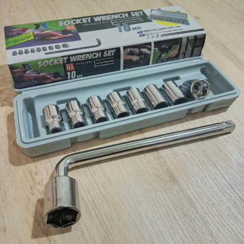 Complete CVT Treker Package Clutch Resistance Kit with Keys 10PCS Socket Wrench Set 8-24mm 39x41mm 8mm T Key Motorcycle CVT Repair Tool Kit Heavy Duty Ready Stock Malaysia