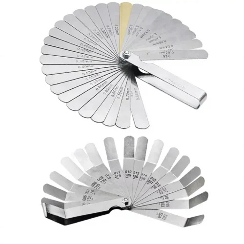 Metric Feeler Gauge 32 17 16 14 Blades L Shape Thickness Gauge Set Polished Steel Engine Valve Tappet Clearance Adjustment Tool Precision Measurement Tool Ready Stock Malaysia