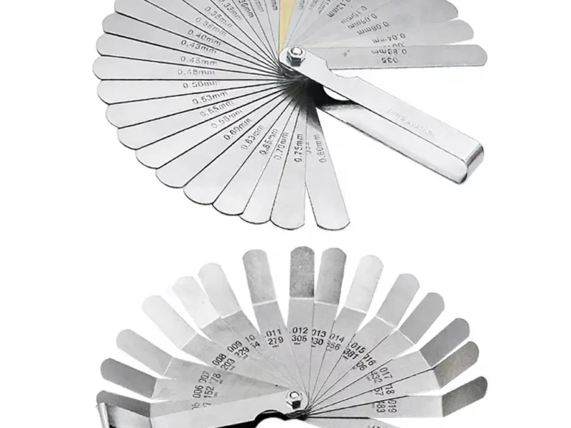 Metric Feeler Gauge 32 17 16 14 Blades L Shape Thickness Gauge Set Polished Steel Engine Valve Tappet Clearance Adjustment Tool Precision Measurement Tool Ready Stock Malaysia