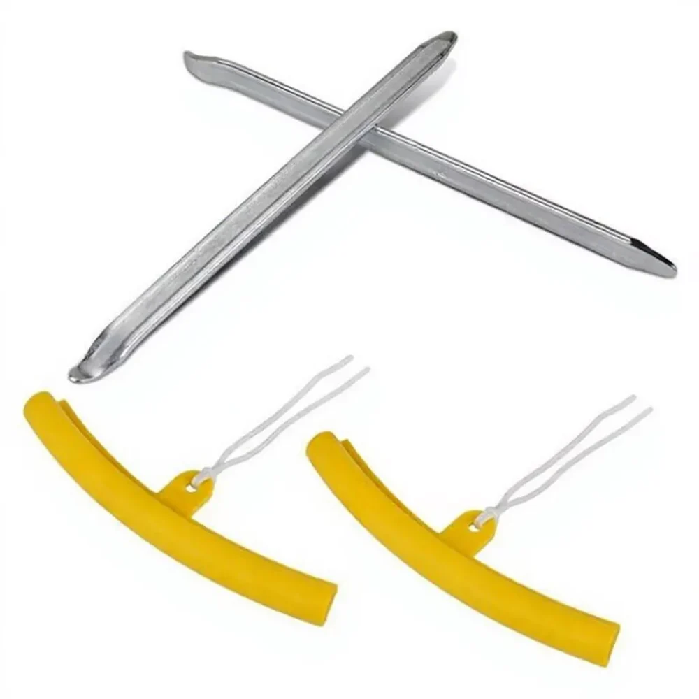 CRV Motorcycle Tire Lever 12 inch 30cm Heavy Duty Steel Tyre Opener Pry Bar Wheel Removal Tool Tyre Replacement Repair Tool Durable Ready Stock Malaysia